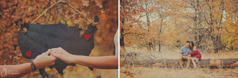 Autumn Engagement San Diego