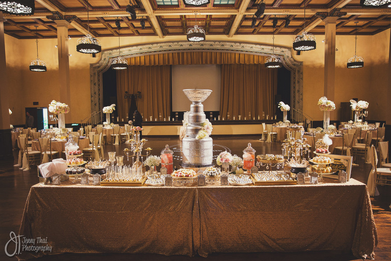 Art Deco Wedding - Dessert and Wedding Cake Table