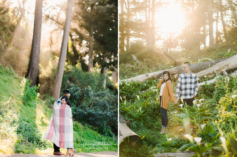 Golden Gate Park Engagement Photos
