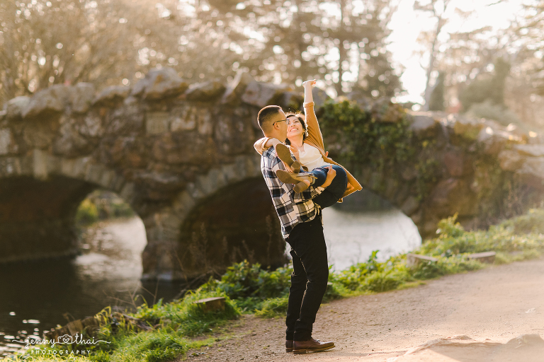 SF Golden Gate Park Engagement Photos