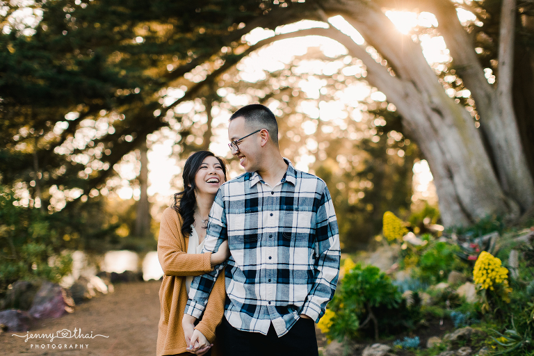 SF Golden Gate Park Engagement Photos