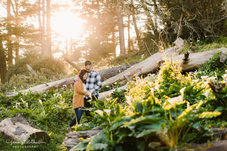 SF Golden Gate Park Engagement Photos
