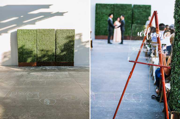 Gay wedding ceremony