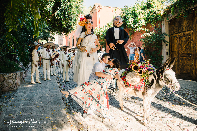 Destination wedding in San Miguel de Allende , Guanajuato
