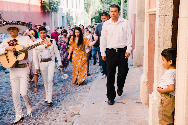 San Miguel Mexican Wedding Parade