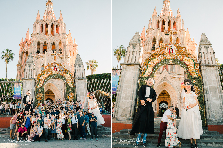 San Miguel Mexican Wedding Parade