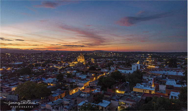 Historical town of San Miguel de Allende , Guanajuato